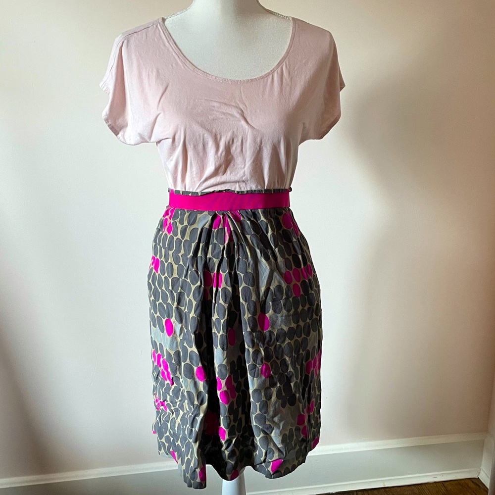 Boden paper bag skirt polka dot size 18